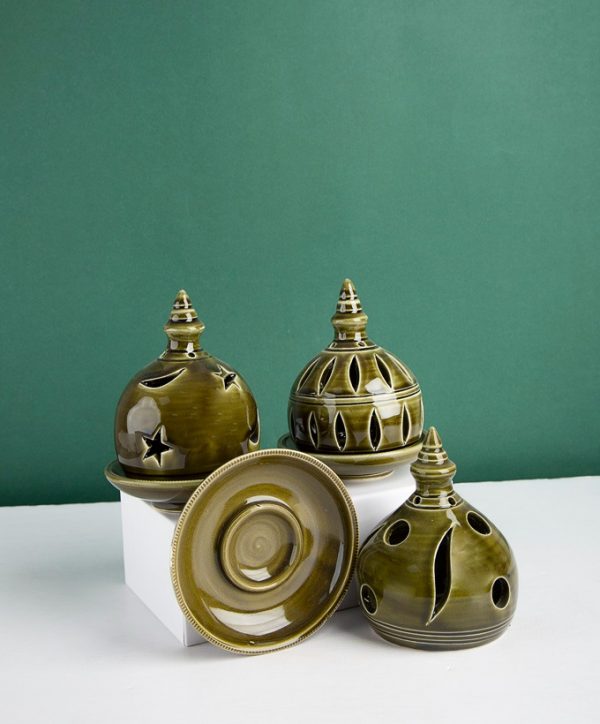 Small Candle pot/ فخارية إضائة شمعية