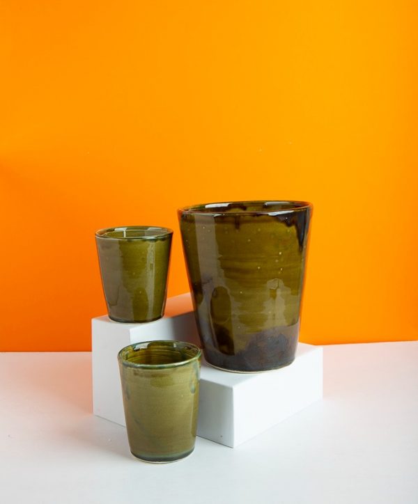 أصيص نباتات مطلي